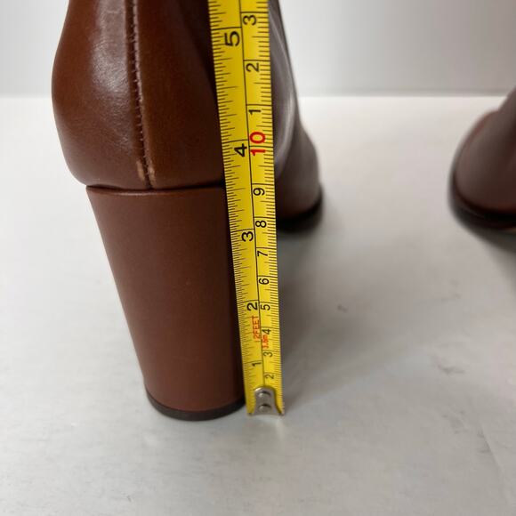 Steve Madden Bixby Leather Pointed Toe Boots Brown Women 8M Tried On - Picture 3 of 10